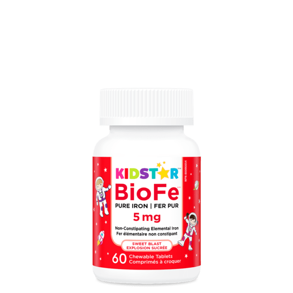 BioFe Pure Iron chewable tablets, 60 count