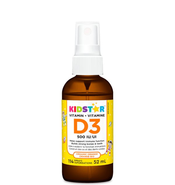 KidStar Vitamin D3 spray organic orange