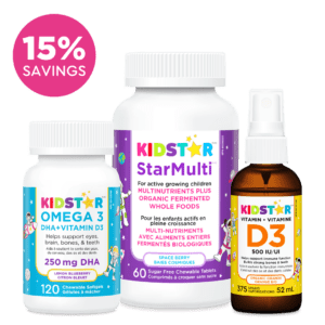 KidStar Star Bundle, with StarMulti, Omega 3, and Vitamin D3