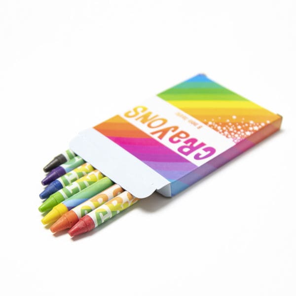 crayons with KidStar logo on box