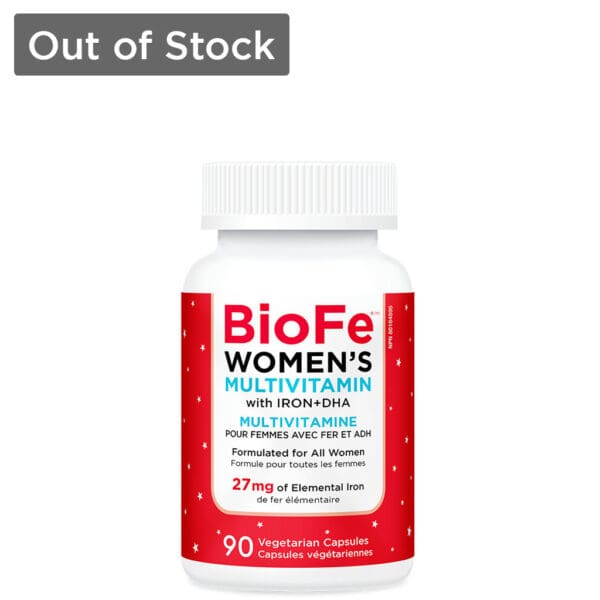 BioFe Multivitamines pour femmes en rupture de stock
