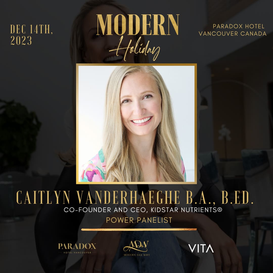 Caitlyn Vanderhaeghe à l'événement Modern Holiday, Power Panelist, 14 décembre 2023