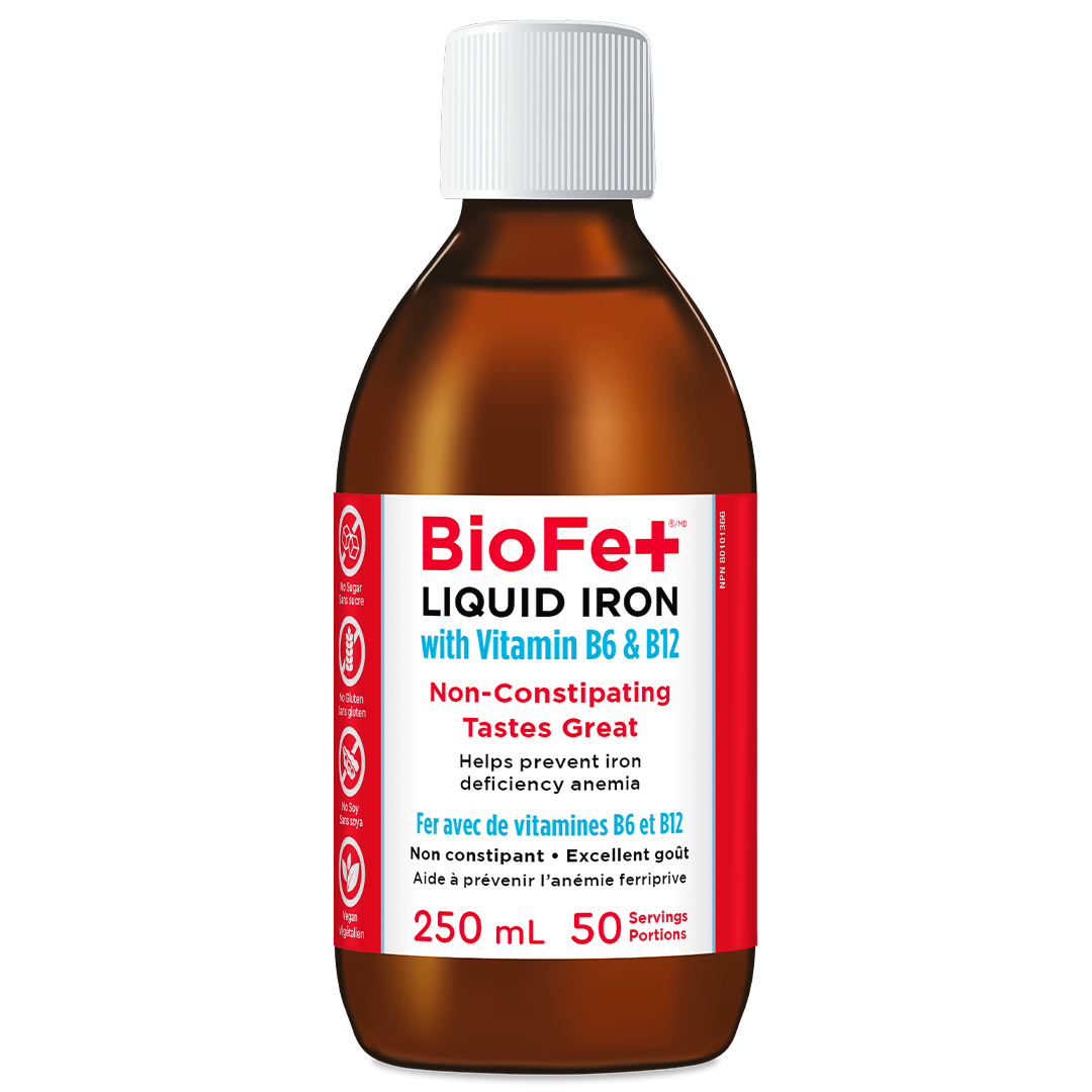 Fer liquide BioFe+ avec B6 et B12