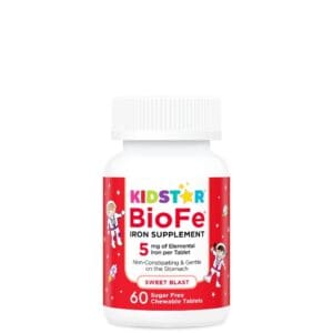 Comprimés à croquer KidStar Nutrients BioFe Pure Iron