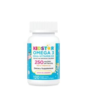 KidStar Nutrients Omega 3 chewable softgels