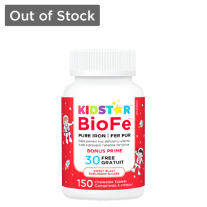 BioFe Pure Iron chewable tablets BONUS size, out of stock