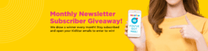 KidStar monthly newsletter subscriber giveaway