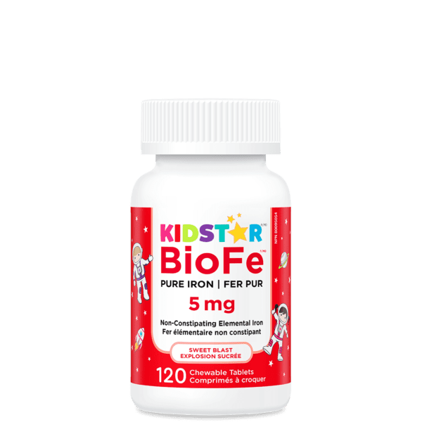 BioFe Pure Iron chewable tablets, 120 count