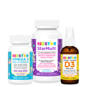 KidStar Star Bundle, Oméga 3, StarMulti, Vitamine D3