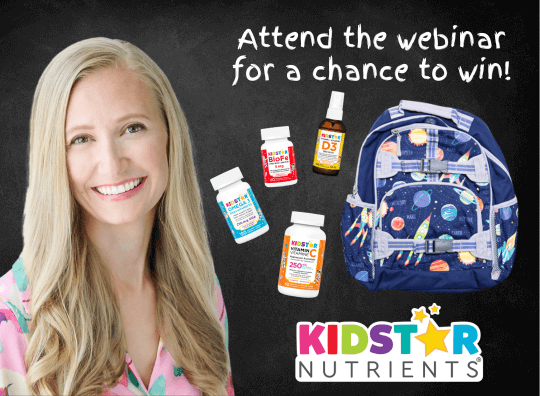 Webinaire gratuit KidStar : Les nutriments essentiels pour la rentrée scolaire avec Caitlyn Vanderhaeghe