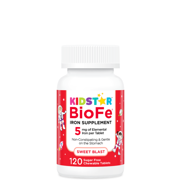 KidStar Nutrients BioFe Fer à croquer 120 unités