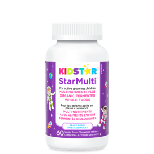 StarMulti Kids Multivitamines et aliments entiers fermentés biologiques