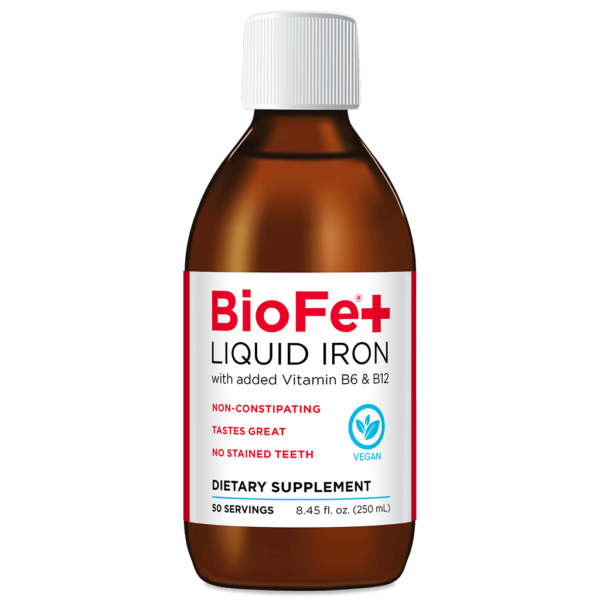 BioFe+ liquid iron with vitamin B6 and B12