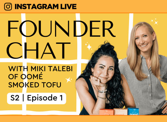 Join Caitlyn LIVE on Instagram @thishealthycaitlyn for her latest Founder Chat, featuring the Founder & CEO of oomé, Miki Talebi!