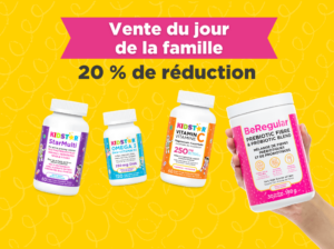 Vente du jour de la famille 20 % de reduction