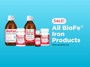 Sale! All BioFe Iron Products, while supplies last