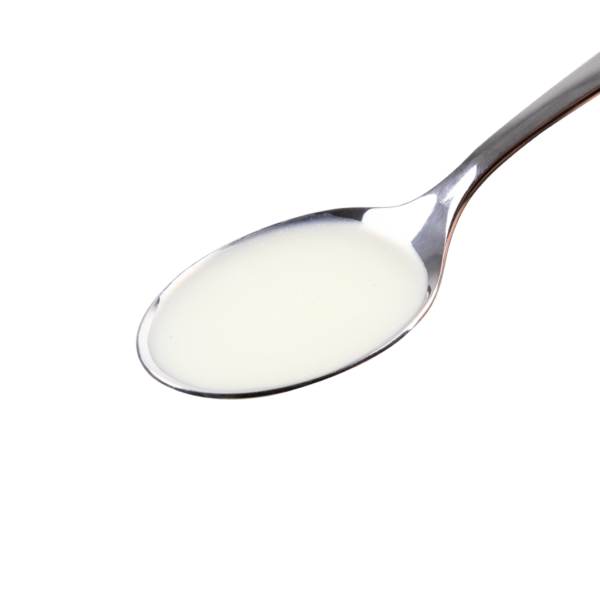 BioFe Liquid Iron sachet contents on spoon