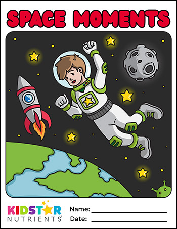 Coloriage KidStar - Garçon astronaute 2025